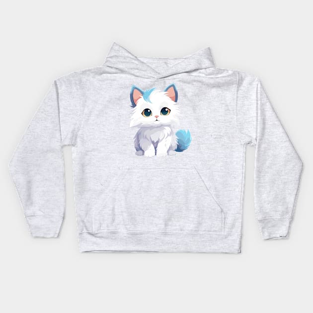 Sweet Kitten #4 Kids Hoodie by Gileart